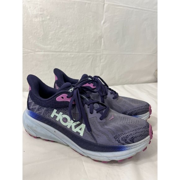 Hoka Challenger 7 WOMEN'S TRAIL RUNNING size 9.5 Meteor / Night Sky - Picture 2 of 13